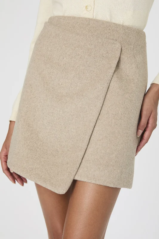 Adele Felt Mini Skirt