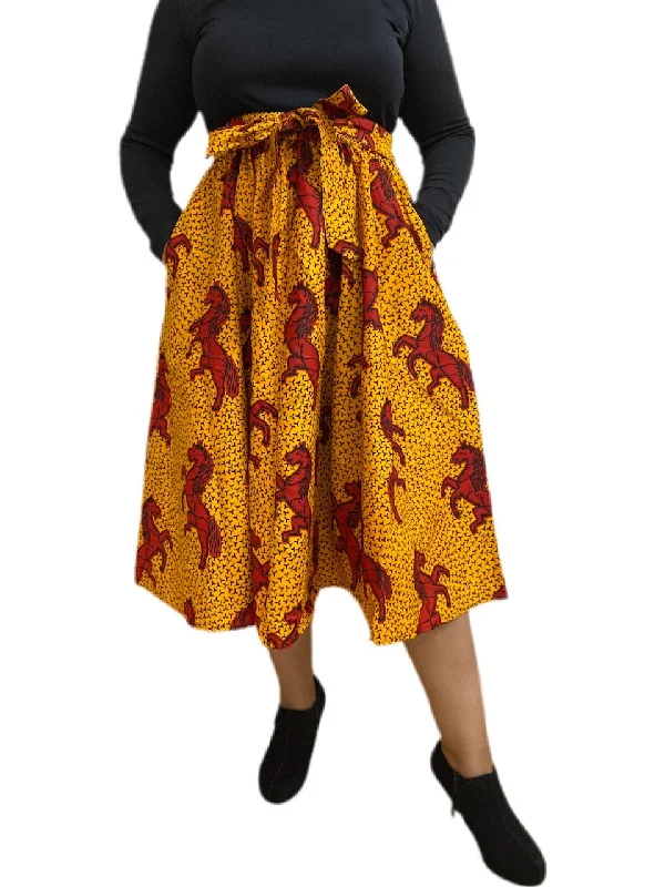 African Midi Skirt