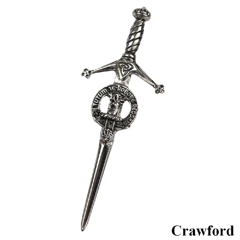 Clan Crest Kilt Pin - Crawford