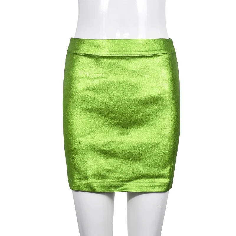 Green Mini Skirt