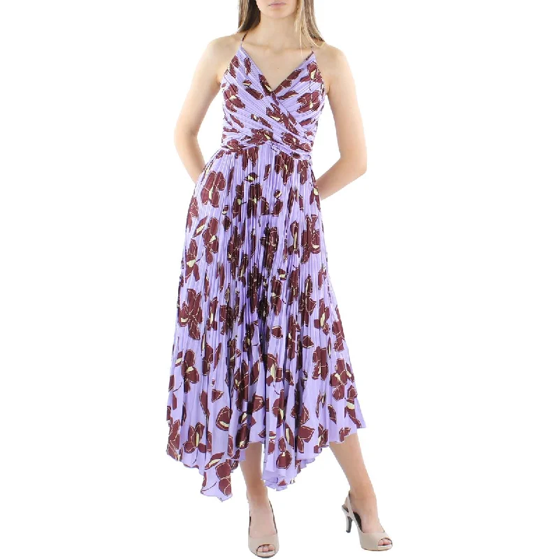 Jonathan Simkhai Womens Portia Floral Cut-Out Maxi Dress