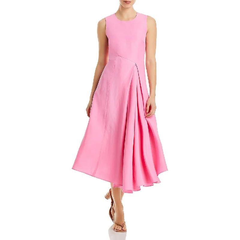 Lafayette 148 New York Womens Drapey Long Maxi Dress