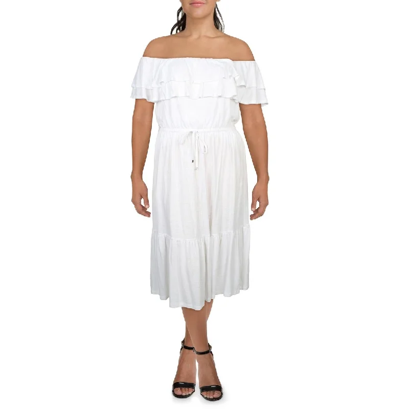 Lauren Ralph Lauren Womens Linen Maxi Dress