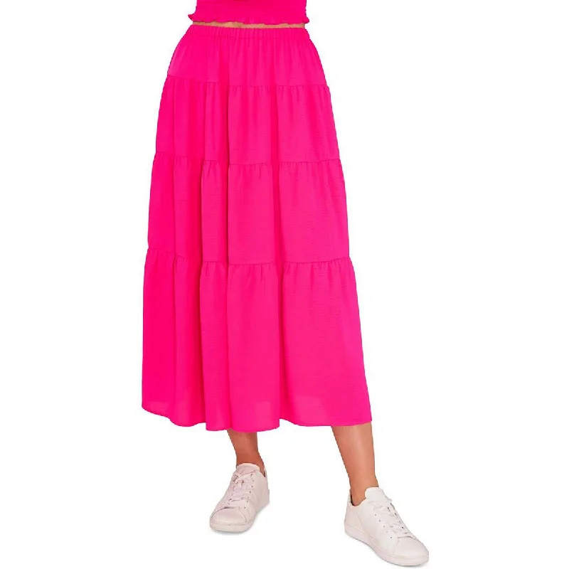 Riley & Rae Womens Tiered Long Maxi Skirt