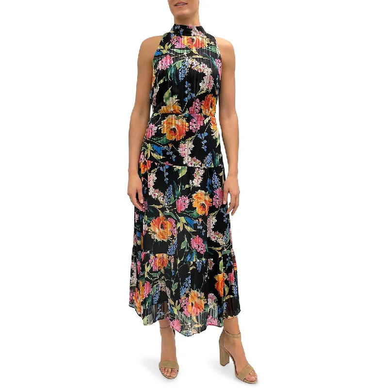 Sam Edelman Womens Floral Calf Midi Dress