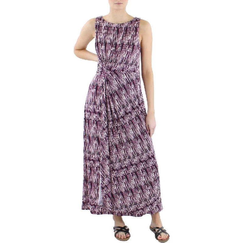 Tommy Bahama Womens Clara Printed Long Maxi Dress