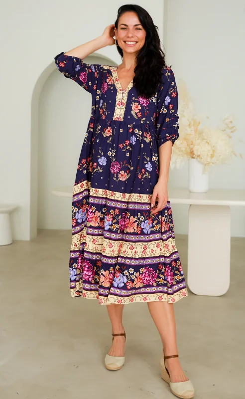 MO2849 Milly Women's Floral Dress